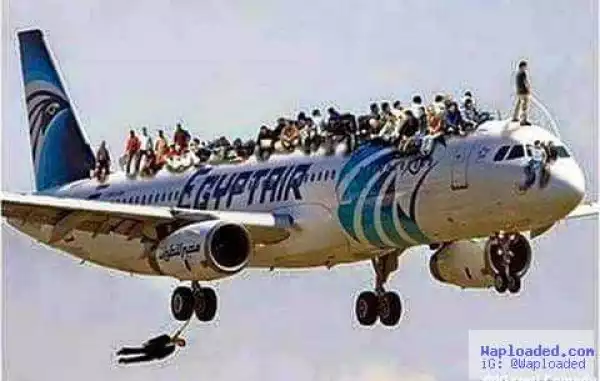 Hilarious Photo: When Edo People Hear There Is Free Flight To Europe!